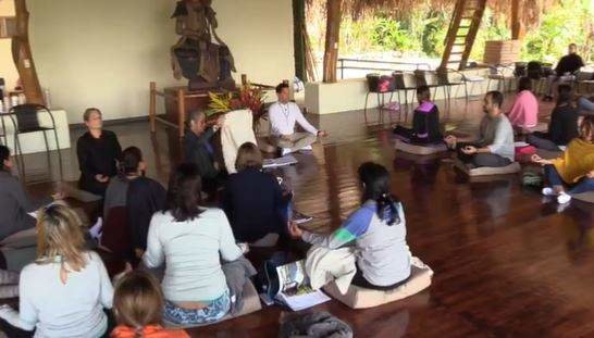 Una sesión de 'Cala Encuentro Secretos del Bambú'. (Twitter)