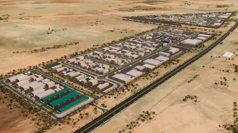 La zona industrial en Al Ruwais de Abu Dhabi. (Adnoc)