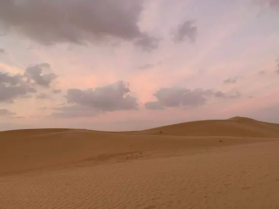 Una imagen del desierto de Dubai. (EL CORREO)