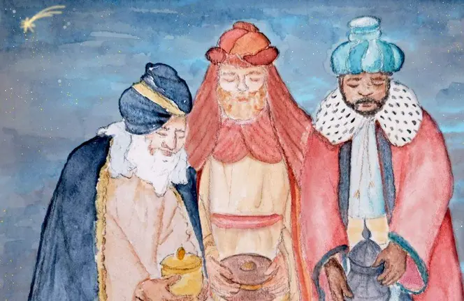 Los tres Reyes Magos. (Myriam Calvo)