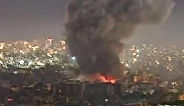 Ataque sobre Israel. (X)