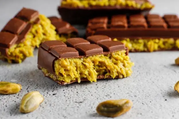 Los pistachos son parte esencial de la tableta de chocolate de Dubai. (x)