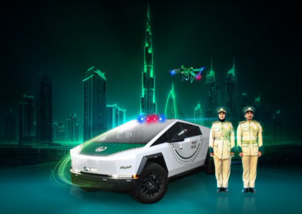 Imagen del perfil de X de la Policía de Dubai.