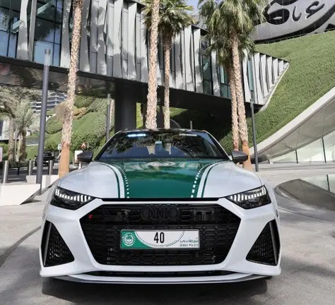 Audi RS7 Performance de la Polic&iacute;a de Dubai. (X)