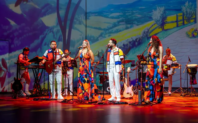 La TIPTOP Band en Concierto. (Cedida)