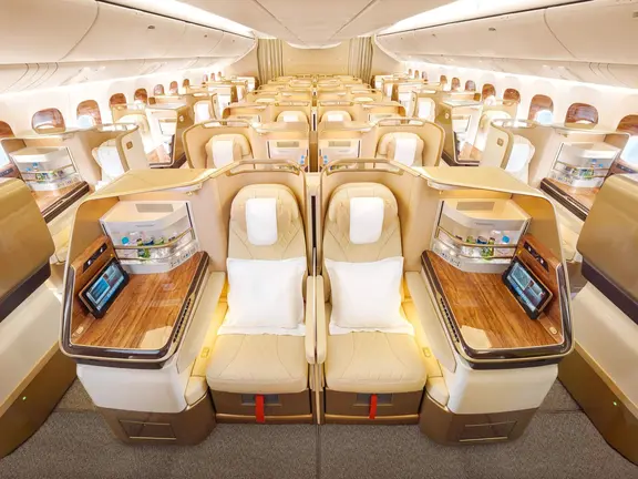 Clase Business de Emirates. (X)