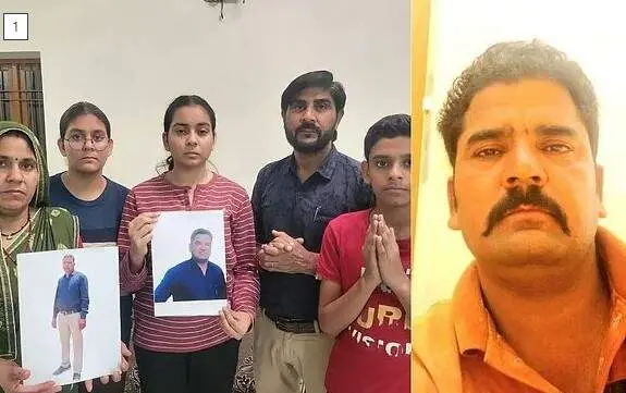 A la derecha en la imagen, el indio desaparecido. (X)