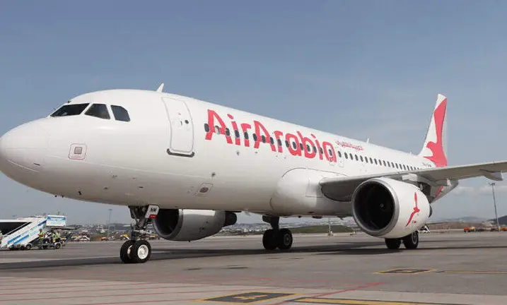 Un Airbus A320 de Air Arabia. (X)