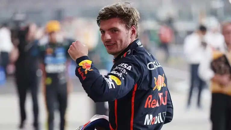 Max Verstappen en Abu Dhabi. (X)