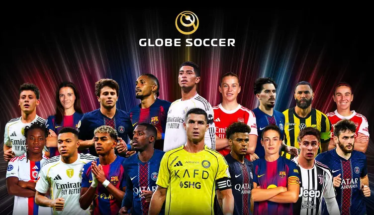 Finalistas de los premios  Globe Soccer de Dubai. (WAM)