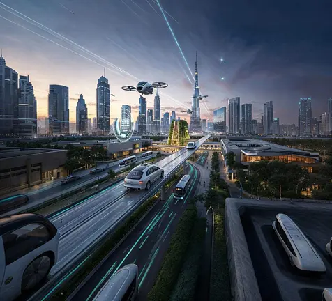 El transporte del futuro en Dubai. (WAM)