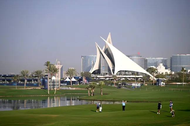 Instalaciones de golf en Dubai Creek. (X)