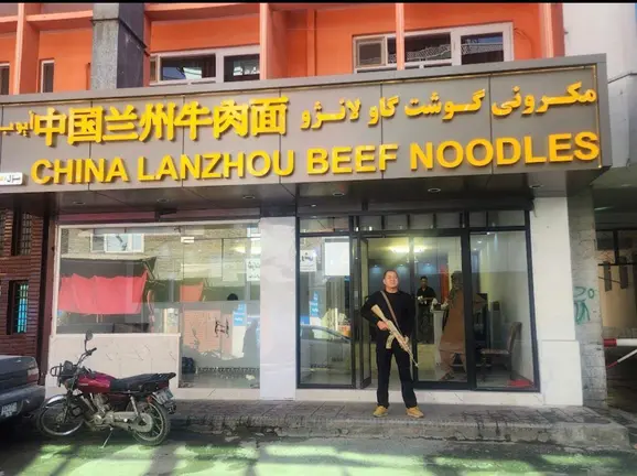 Una imagen de X del restaurante chino afectado.