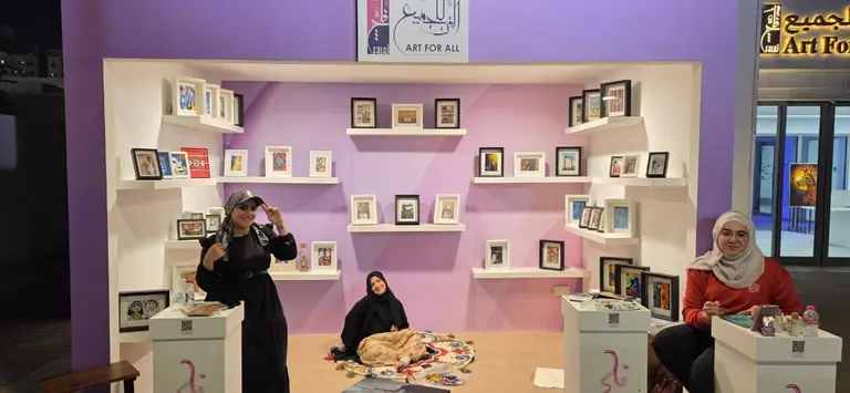 Stand de Art4All en el Sharjah Heritage Days. (EL CORREO)