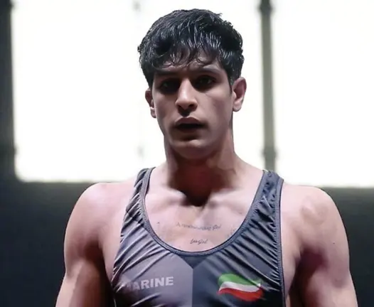 El luchador iran&iacute; Saleh Mommadi. (X)