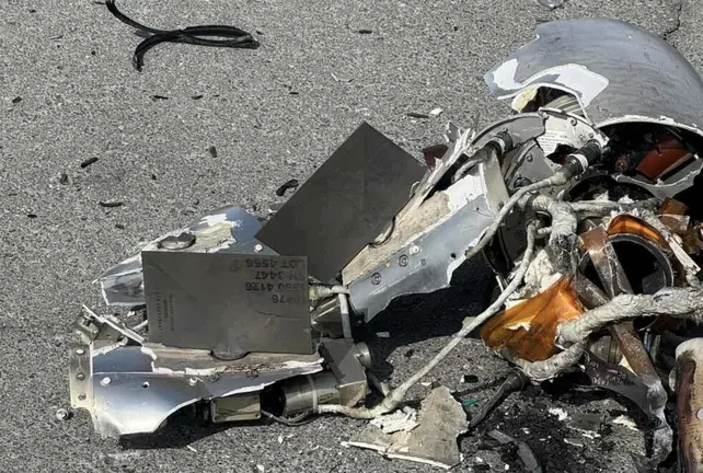 Restos de misiles en EAU. (WAM)