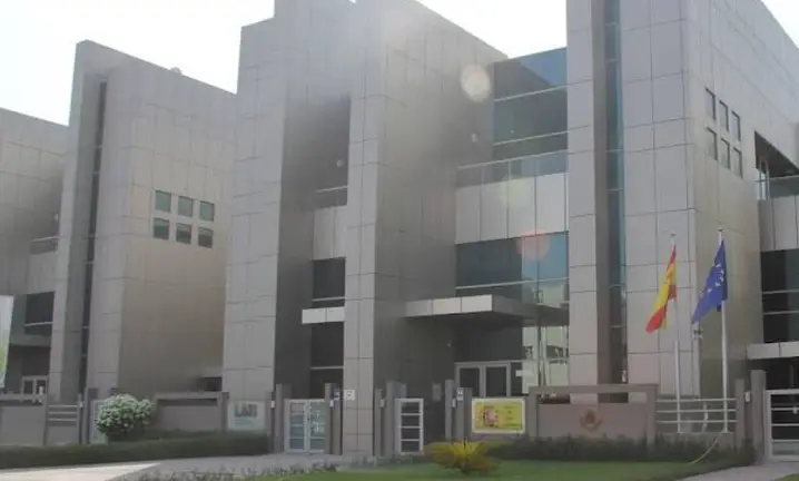 Embajada de Espa&ntilde;a en Abu Dhabi. (EL CORREO)