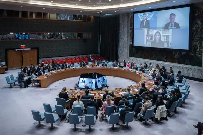 Sesi&oacute;n del Consejo de Seguridad de la ONU para abordar el conflicto. (Efe)