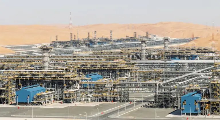 La planta de gas Shah en Abu Dhabi. (Adnoc)