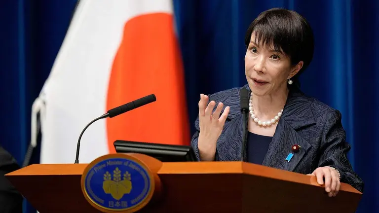 La primera ministra japonesa, Sanae Takaichi. (RTVE)