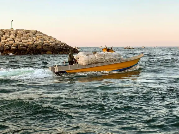 Aguas del Estrecho de Ormuz. (EL CORREO)