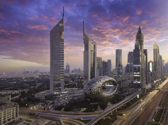 Una imagen del centro de Dubai. (WAM)