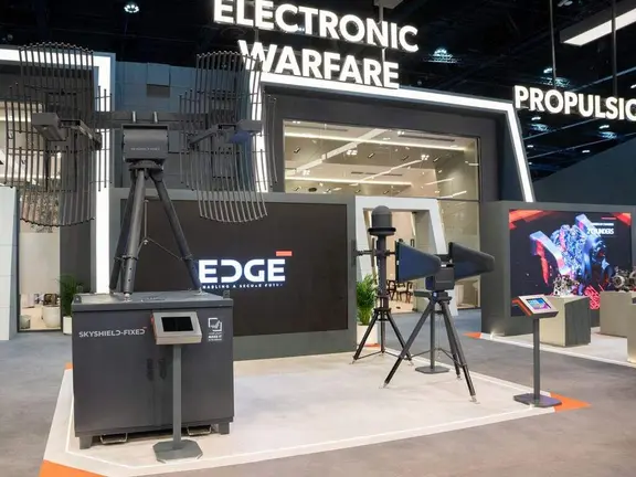 El grupo tecnol&oacute;gico de defensa EDGE participar&aacute; por primera vez en la feria FIDAE 2026, que se celebrar&aacute; en Chile entre el 7 y 12 de abril. (WAM)