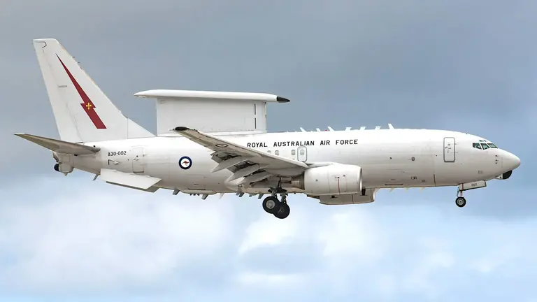 El avi&oacute;n radar E-7A Wedgetail. (X)