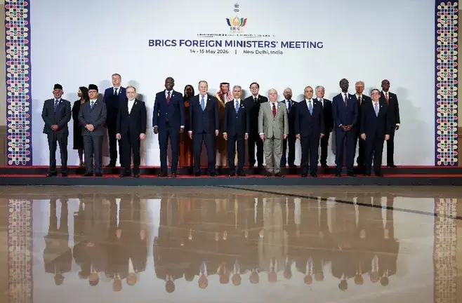 Foto de familia en Nueva Dheli de los integrantes de los BRICS. (Fuente externa)