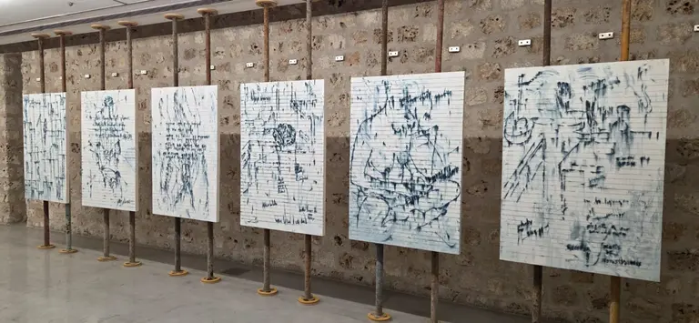La obra del artista chileno Jorge Tacla. (EL CORREO)
