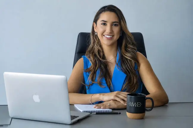 Natalia G&oacute;mez, directora de IMD Consultants, en las oficinas de la compa&ntilde;&iacute;a.