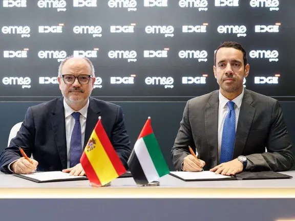 Un momento de la firma del acuerdo. (WAM)