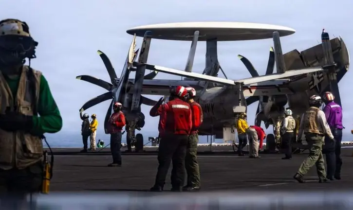El portaaviones USS Abraham Lincoln. (Centcom)