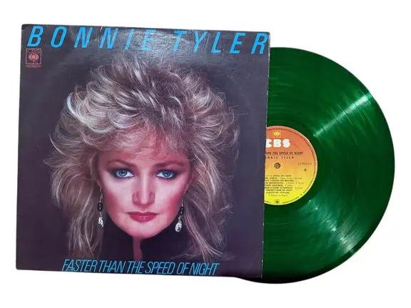 Discos CBS S.A. Colombia lanz&oacute; en 1983 el disco 'Faster Than the Speed of Night' de Bonnie Tyler; era un vinilo de color verde que inclu&iacute;a el famoso tema del 'Eclipse Total del Coraz&oacute;n'.