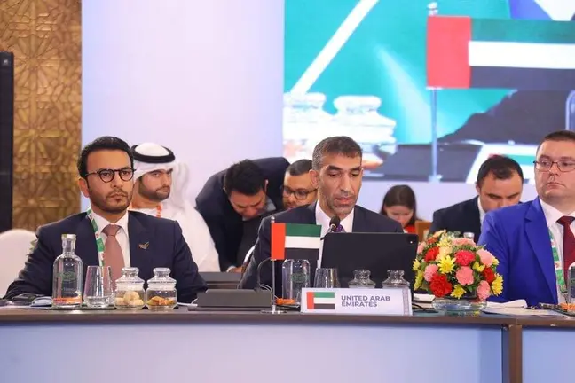 El ministro de Comercio Exterior emirat&iacute;, Thani bin Ahmed Al Zeyoudi. (WAM)