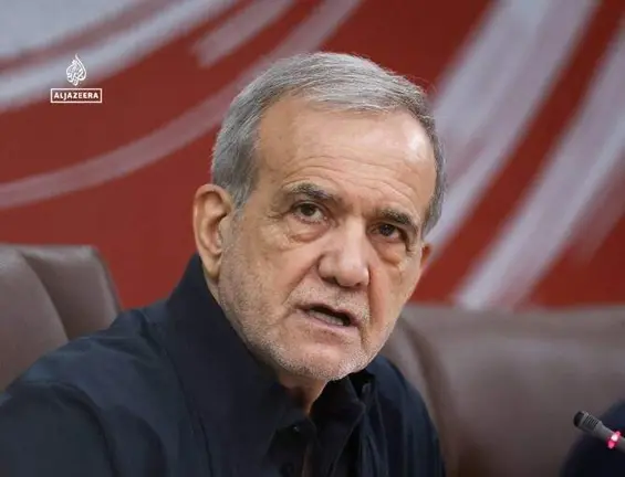 El presidente iran&iacute; Masoud Pezeshkian. (X)