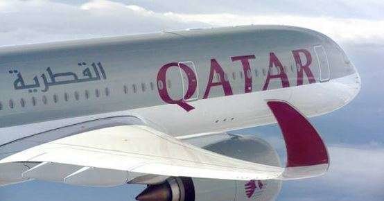En la imagen un avión de la aerolínea Qatar Airways.