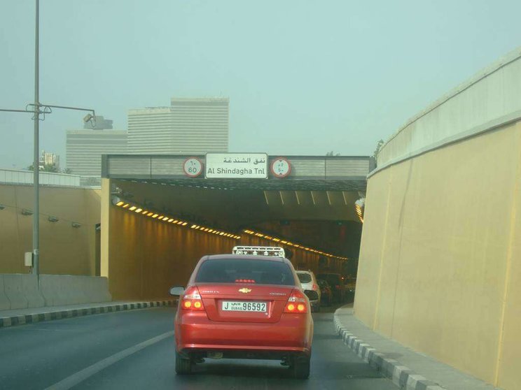 Una imagen del túnel de Shindagha en Dubai. (Fuente externa)