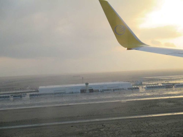Una imagen del Aeropuerto Al Maktoum en Dubai Sur.