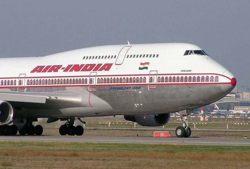 Un avión de la aerolínea Air India.