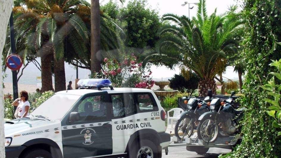 Un vehículo de la Guardia Civil española.