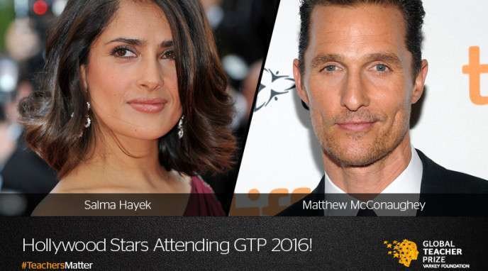 Los actores Salma Hayek y Matthew McConaughey.