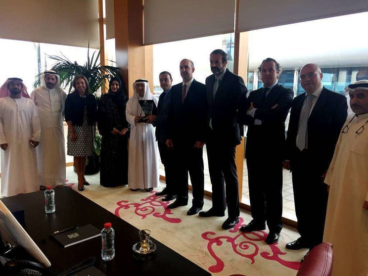 Reunión entre la Diputación y responsables económicos de Dubai.