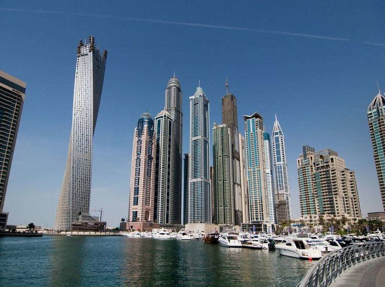 Rascacielos en Dubai.