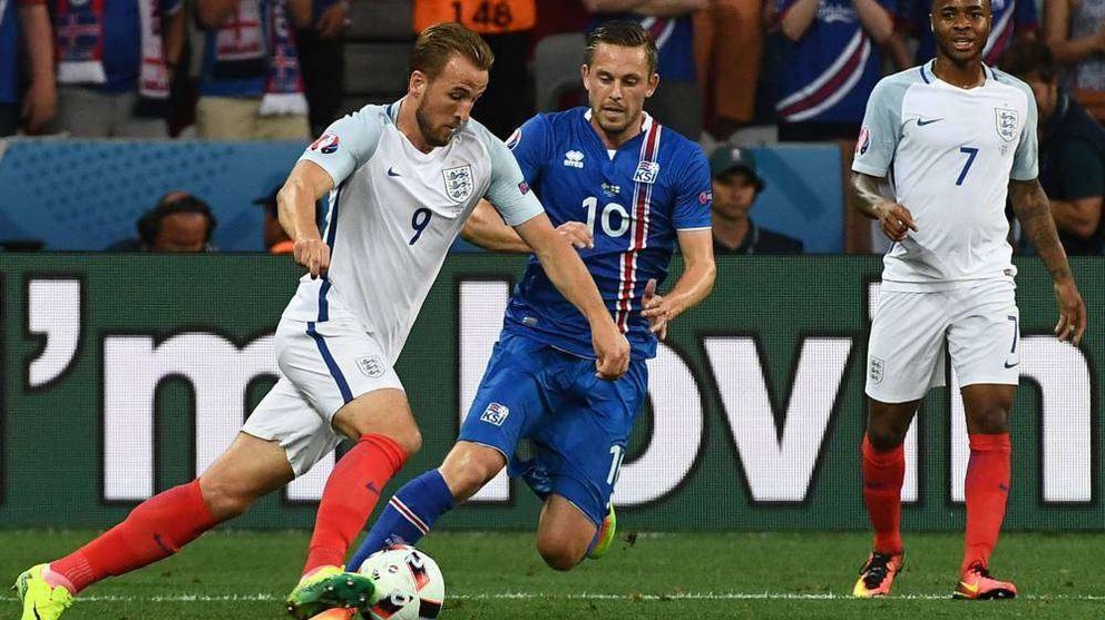 Una imagen del encuentro Islandia- Inglaterra de la Eurocopa 2016.