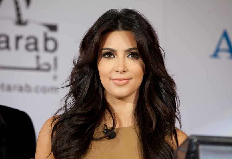 Una imagen de Kim Kardashian en su visita a Dubai en 2014.