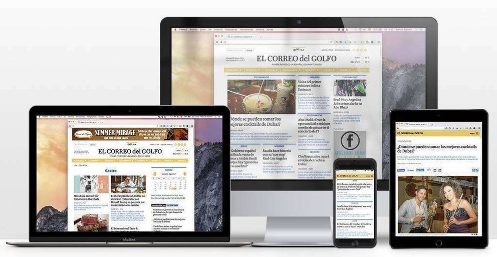 Una imagen de la web EL CORREO DEL GOLFO para su edición 'on line'.