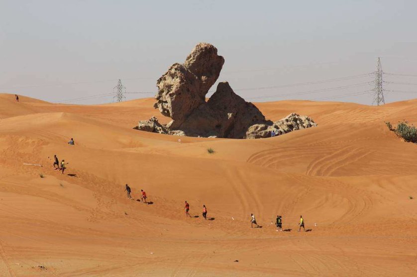 El impresionante desierto de Mleiha en Sharjah. (EL CORREO)