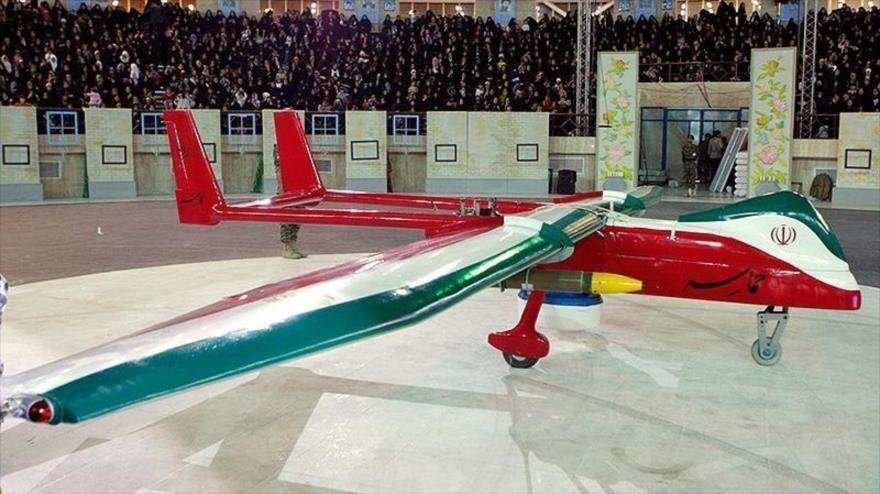 El dron iraní denominado Epopeya.