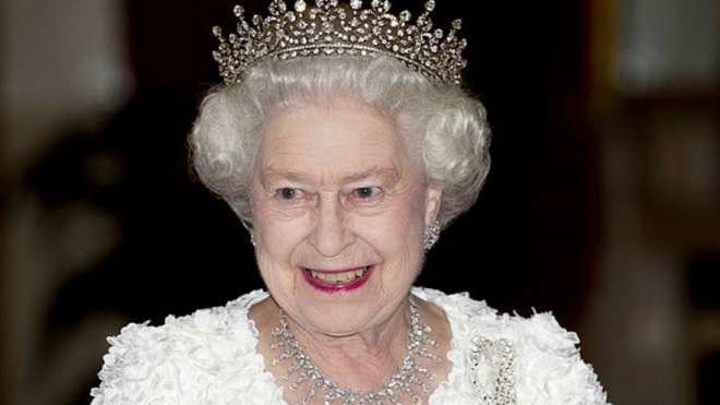 Una imagen de Isabel II de Inglaterra.